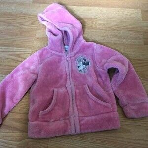 Disney Minnie Mouse Girls Fleece Jacket Size 3T